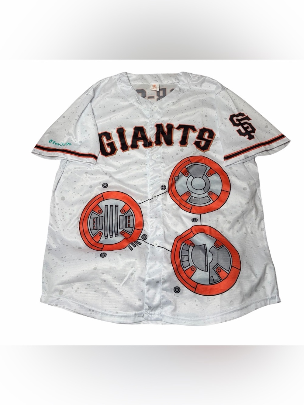 ✨⚾️SGA San Francisco SF Giants 2025 Star Wars BB-8 Jersey - Men's Size XL